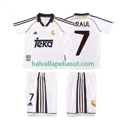 Jalkapallo Pelipaidat/Peliasut Real Madrid RAUL 7 2000 Retro Lasten Kotipaita 1998 Lyhythihainen